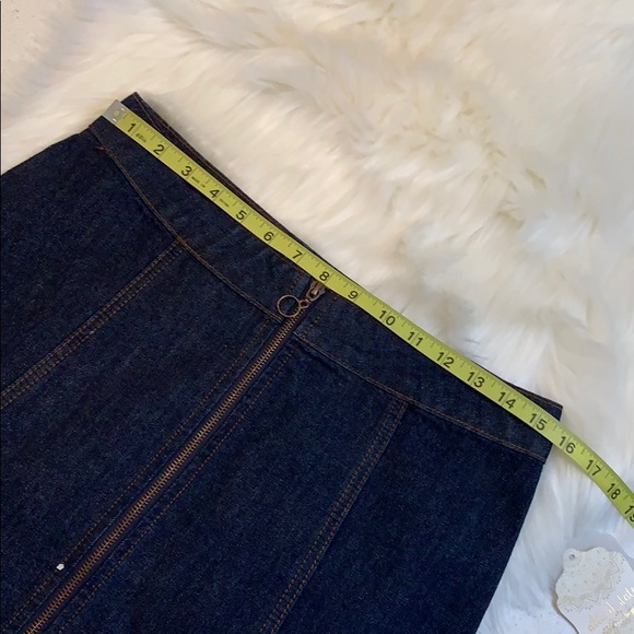 NWT Altar’d State Dark Wash Denim Skirt - Picture 5 of 8